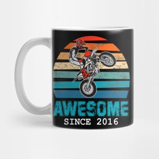 Awesome Since 2016 3rd Years Old dirt bike Mug